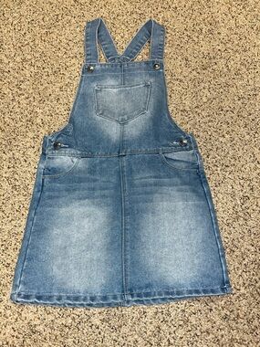 jumping beans Light Blue Denim overall Dress